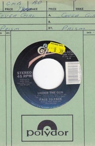 Under The Gun 7" (US 1984):Face To Face