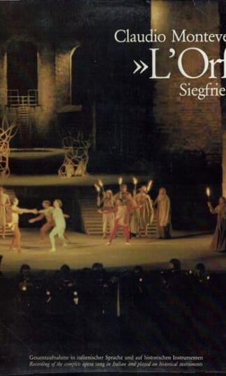 L`Orfeo 3xLP (GER 1980):Claudio Monteverdi