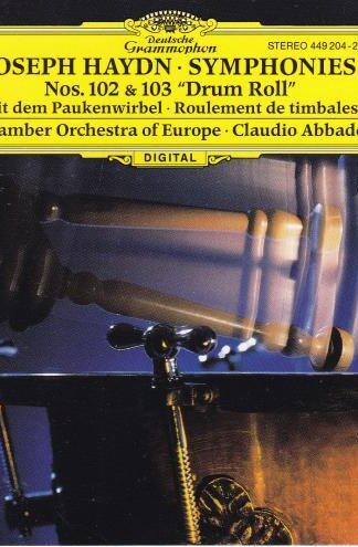 Symphonies Nos. 102 & 103 " Drum Roll" CD:Joseph Haydn