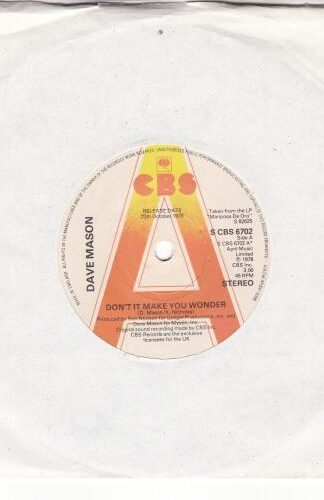 Don't It Make You Wonder 7":Dave Mason