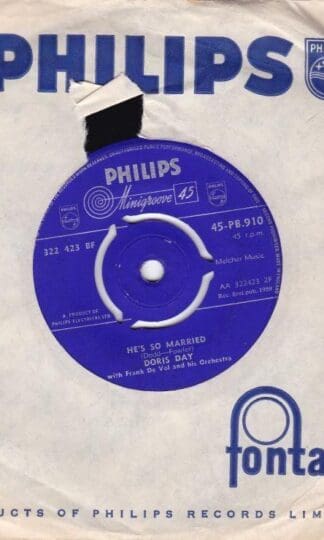 He's So Married/ Love Me In The Daytime 7" : Doris Day