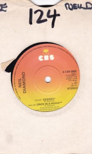 DesirÃ©e/Once In A While 7" : Neil Diamond