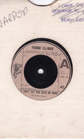 I Can't Get You Outa My Mind 7" : Yvonne Elliman