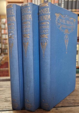 Daniel Deronda (New Cabinet Edition ) 3 Vols : George Eliot