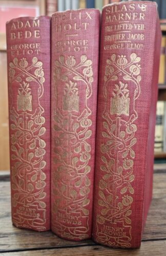 Adam Bede, Felix Holt & Silas Marner (3 vols) : George Eliot