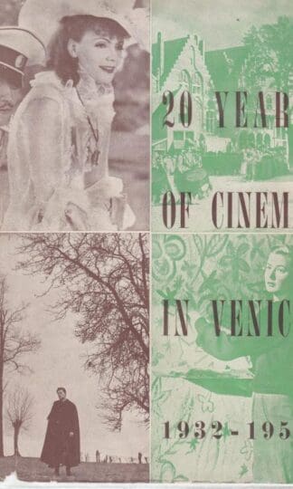 Twenty Years Of Cinema In Venice.:Giovanni Pont