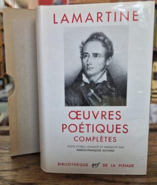 Oeuvres poétiques complétes (Pleiade) : Lamartine