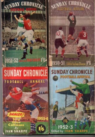 Sunday Chronicle Football Annual 1950-1954 (4 vols) : Ivan Sharpe