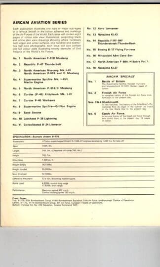 Boeing B-17B-H Flying Fortress (Aircam Aviation Series no. 15) : Ernest R. McDowell
