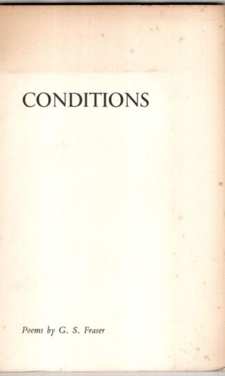Conditions: Poems By G. S. Fraser:G. S. Fraser
