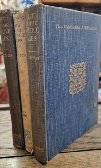 Life in the Middle Ages Vols 1-3 : G. G. Coulton