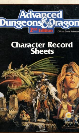 AD&D Player Character Record (Advanced Dungeons and Dragons 2nd Edition Accessory) : Steve Winter