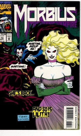 Morbius. The Living Vampire #13 1993 : Gregory Wright